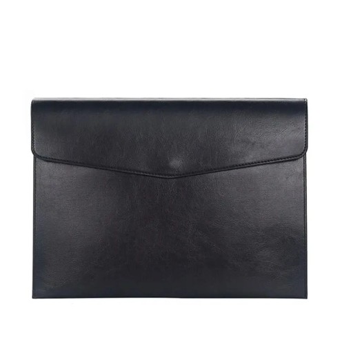 A4/A6 File Folder Durable Leather Solid Color Document Organiser Large Capa
