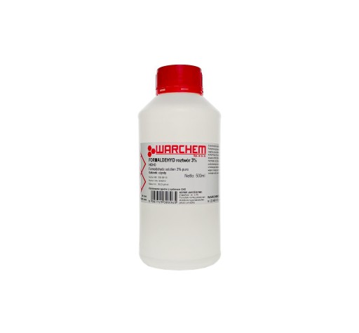 FORMALDEHYD r-r 3% - czysty - 500ml WARCHEM