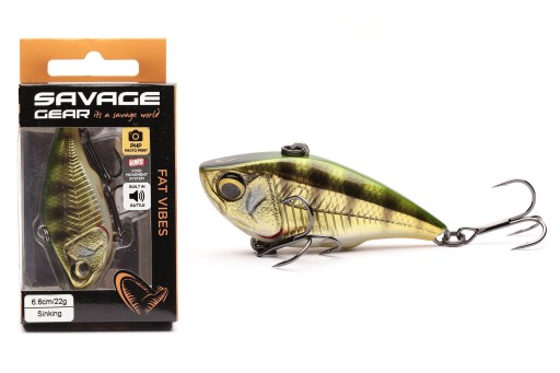 PRZYNĘTA SAVAGE GEAR FAT VIBES - PERCH-6,6 cm