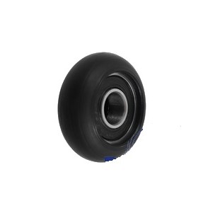 Rolka zaokrąglona poliuretanowa z łożyskiem fi. 23 mm