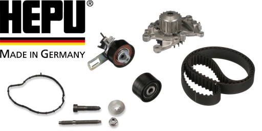 ZESTAW ROZRZĄDU Z POMPĄ WODY HEPU PK19010 1.5 HDi