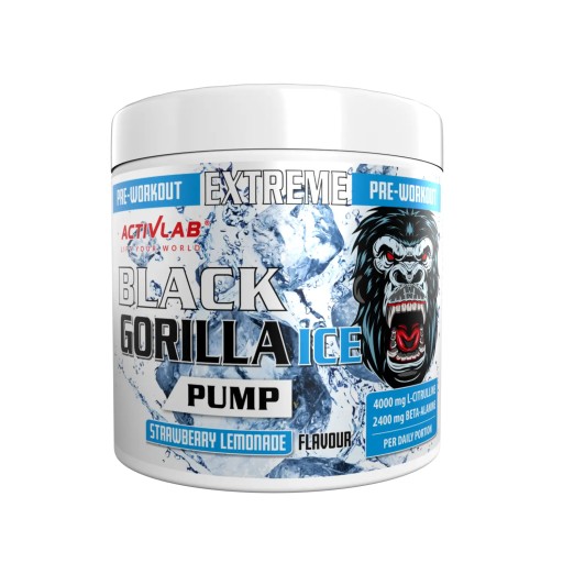 ACTIVLAB BLACK GORILLA ICE PUMP 300G TRUSKAWKA LEMONIADA PRZEDTRENINGÓWKA
