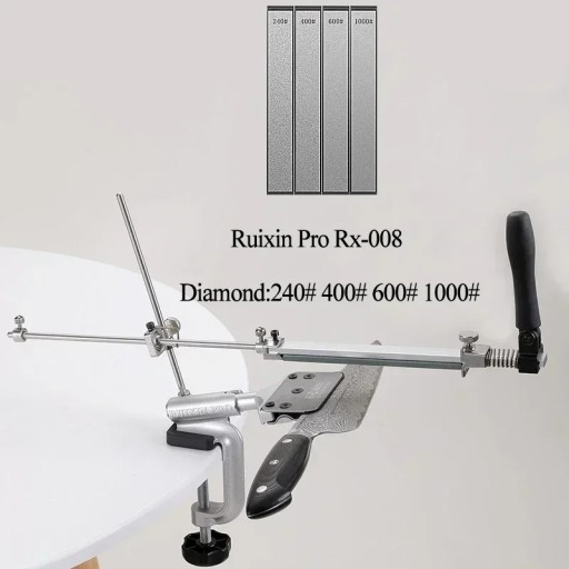 RUIXIN Pro Metal Material Knife Sharpener Sharpening System Stone with Ston