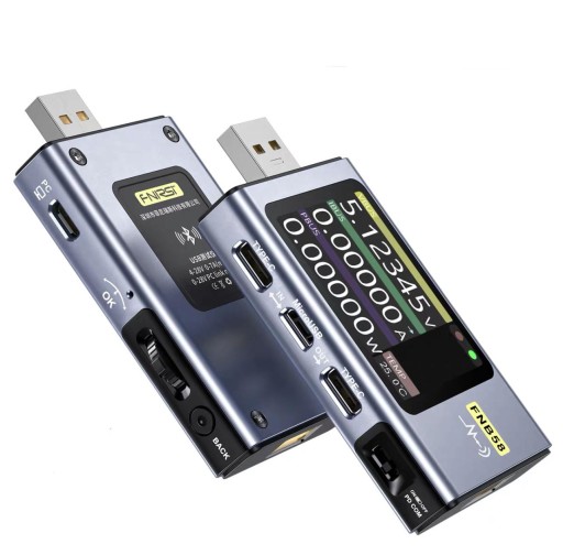 FNIRSI FNB58 adapter portu USB z Bluetooth 7A 28V