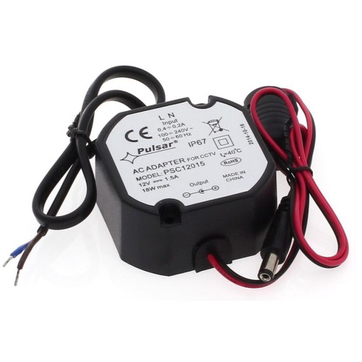 PSC12015 Zasilacz puszkowy impuls 12V 1,5A Pulsar