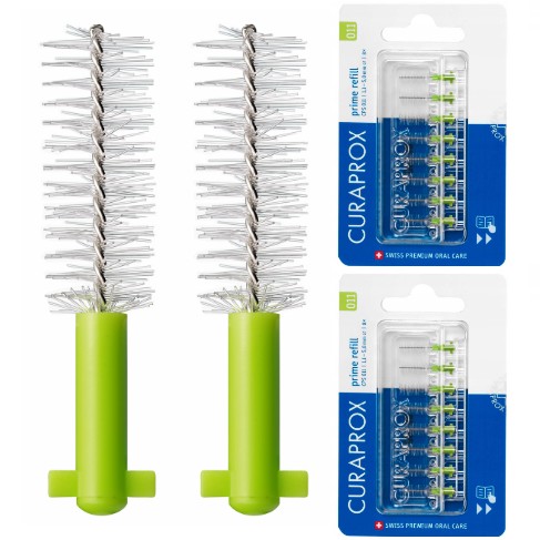 Czyściki Szczoteczki Międzyzębowe Curaprox CPS 011 Prime Refill Dwupak