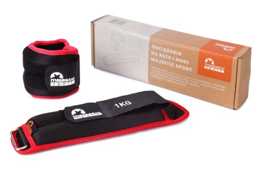 Obciążenia na ręce i nogi Majestic Sport 2x1,0 kg