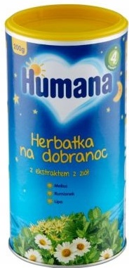 HUMANA Herbatka słodkich snów po 4. miesiącu 200 g