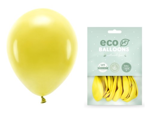Balony na urodziny ciemny żółty 26cm 10 sztuk