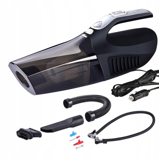 ODKURZACZ KOMPRESOR SAMOCHODOWY LATARKA 120W 12V
