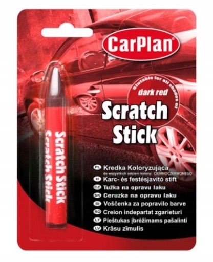KREDKA KOLORYZUJĄCA DO LAKIERU NA RYSY CZERWONA CARPLAN