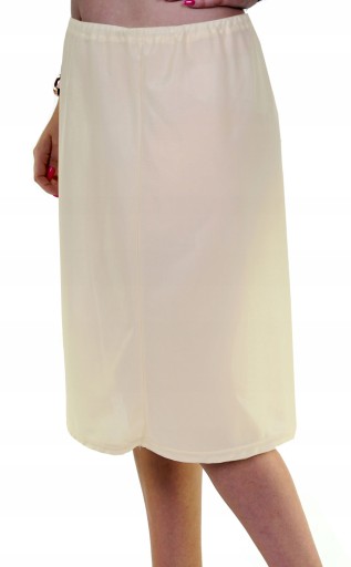 Półhalka klasyczna elegancka. Polska. Beżowa (2XL)