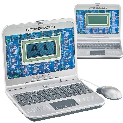 LAPTOP EDUKACYJNY DLA DZIECI PL/ANG 98 PROGRAMÓW