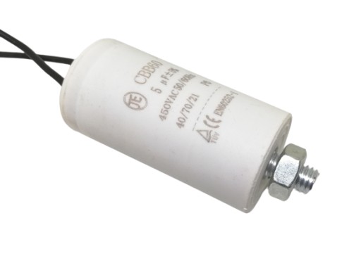 Kondensator silnikowy rozruchowy 5uF/450VAC CBB60