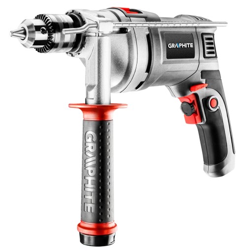 Wiertarka udarowa Graphite 58G728 850W Uchwyt Kluczykowy + Walizka