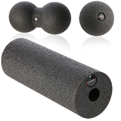 ROLLER WAŁEK PIŁKA DO TRENINGU FITNESS MASAŻ HMS