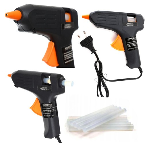 Pistolet do Kleju na Gorąco Kraft&Dele 7 Wkładów 40W 200 °C