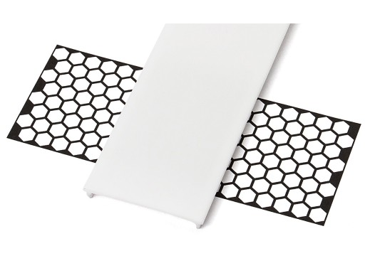 KLOSZ WIDE PVC DO PROFILU SOLIS INSO ILEDO 1M MLECZNY