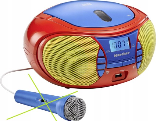 Radioodtwarzacz DLA DZIECI Karcher RR 5026 FM USB