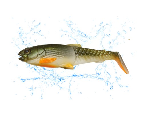 Savage Gear Craft Cannibal Paddletail Przynęta Gumowa Olive Pearl Hot 12,5