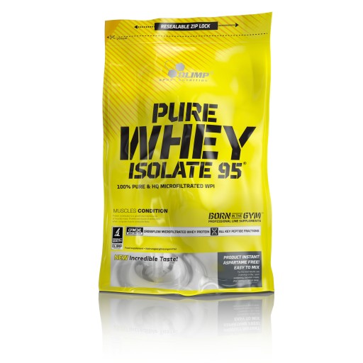 OLIMP PURE WHEY ISOLATE 95 600G BIAŁKO IZOLAT WPI ROZWÓJ MASY MIĘŚNIOWEJ