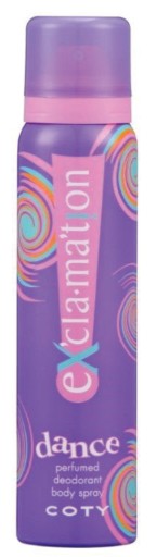 COTY EXCLAMATION deo 75 ml DANCE