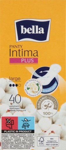 BELLA INTIMA PLUS PANTY LARGE WKŁADKI 40 SZTUK
