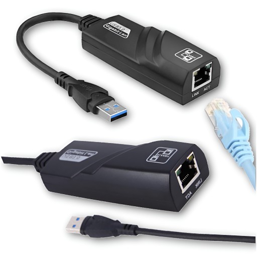 Karta sieciowa USB 3.0 z wejściem ethernet rj45