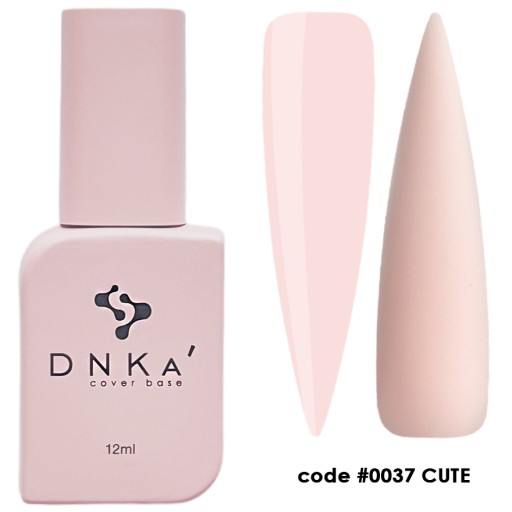DNKa Cover base, 12 ml 0037 CUTE DELIKATNY RÓŻ