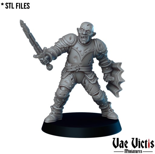 Undead Guard - x1 - 3dmonkeypl