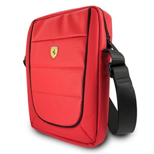 Oryginalna Torba FERRARI torebka Listonoszka z paskiem na ramie 27x21cm