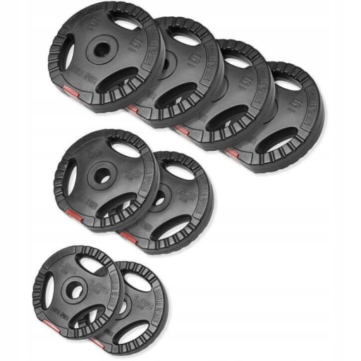 OBCIĄŻENIA winylowe 8 szt. GRIPPER łącznie 27,5 kg