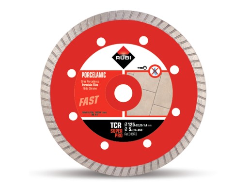 RUBI TCR 125 tarcza diamentowa do gresu 125mm