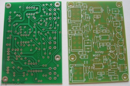 [MIRLEY][M007A] Przedwzmacniacz Stereo - PCB