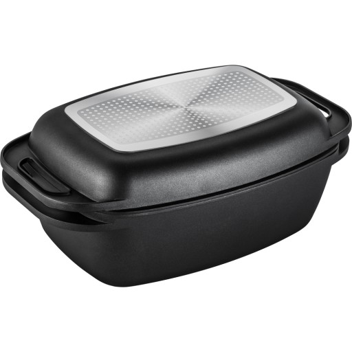 BRYTFANNA Z POKRYWĄ DO GRILLOWANIA 9L +3L LT1105