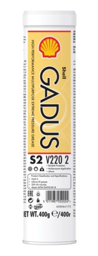 Shell Gadus S2 V220 Smar litowy z dodatkami EP NLGI 2 / 400g