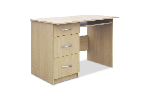 MAŁE BIURKO KOMPUTEROWE MIKI 110 CM 3 SZUFLADY