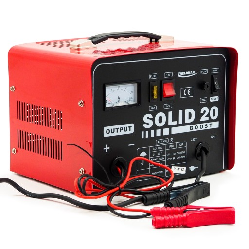 WELDMAN PROSTOWNIK ŁADOWARKA 12V 24V SOLID 20 18A