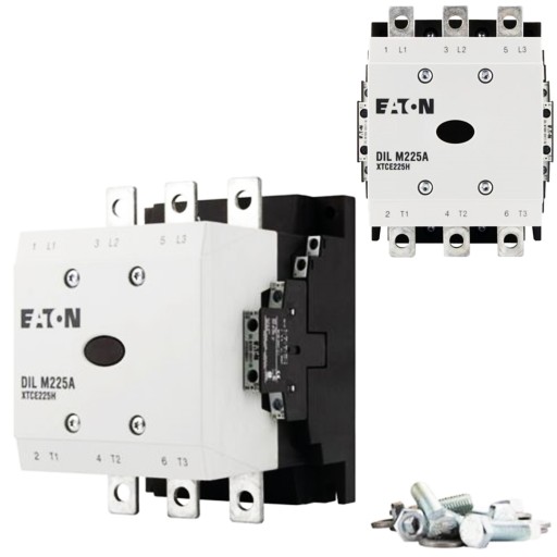 STYCZNIK MOCY przekaźnik 225A 110kW 3P 190-240V AC 2Z 2R DILM225A/22 RAC240