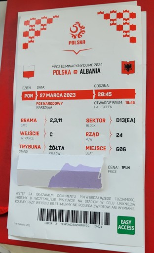 Bilet Polska- Albania easy access