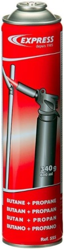 BUTLA Z GAZEM, KARTUSZ GAZOWY EX555 EXPRESS Butane + Propane