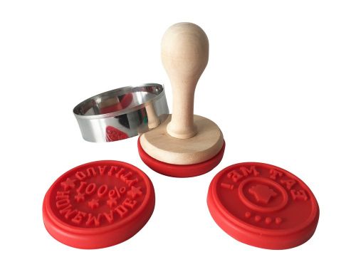 Stempel PIECZĄTKA dekorator do ciastek 3 wzory