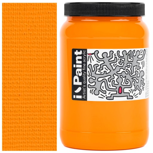 FARBA AKRYLOWA artystyczna żółta Renesans IPAINT 500ml 4 ŻÓŁTA KADMOWA