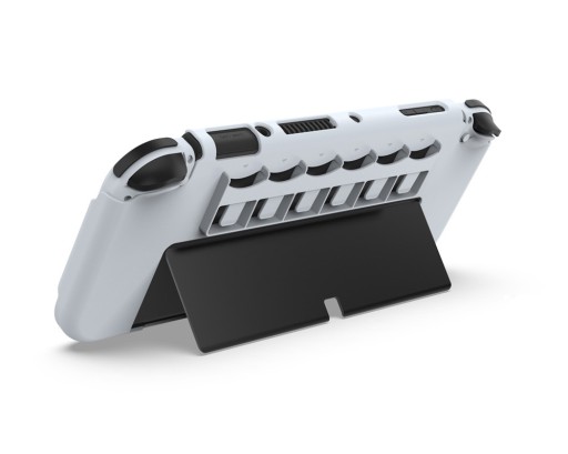 IRIS Etui plecki crystal case schowek na gry na konsolę Switch OLED biały