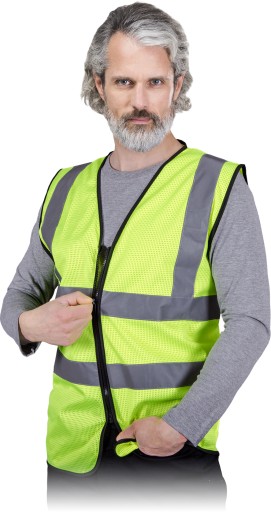 Kamizelka ostrzegawcza Reis MESHZIP YB r. M