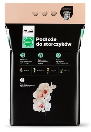 ZIEMIA do STORCZYKÓW podłoże 5L orchidei z NAWOZEM