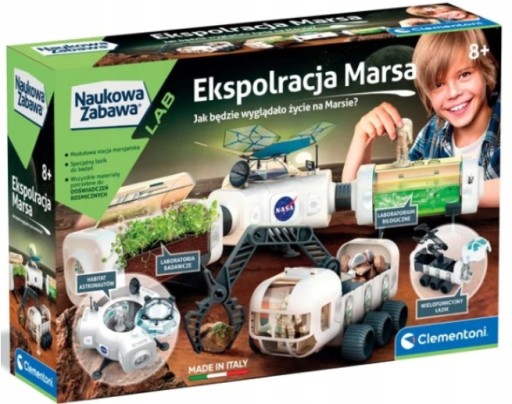 CLEMENTONI NAUKOWA ZABAWA EKSPLORACJA MARSA 8+