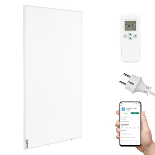 Panel grzewczy na podczerwień 900W + termostat WIFI PILOT