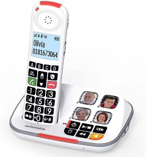 Telefon dla seniora bezprzewodowy Swissvoice Combo+dect Xtra 2355
