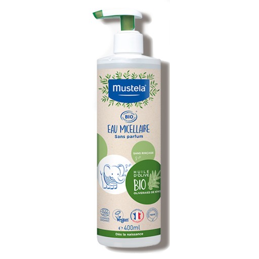 Mustela Bio Micellar Water 400ml Oczyszczająca woda micelarna do mycia